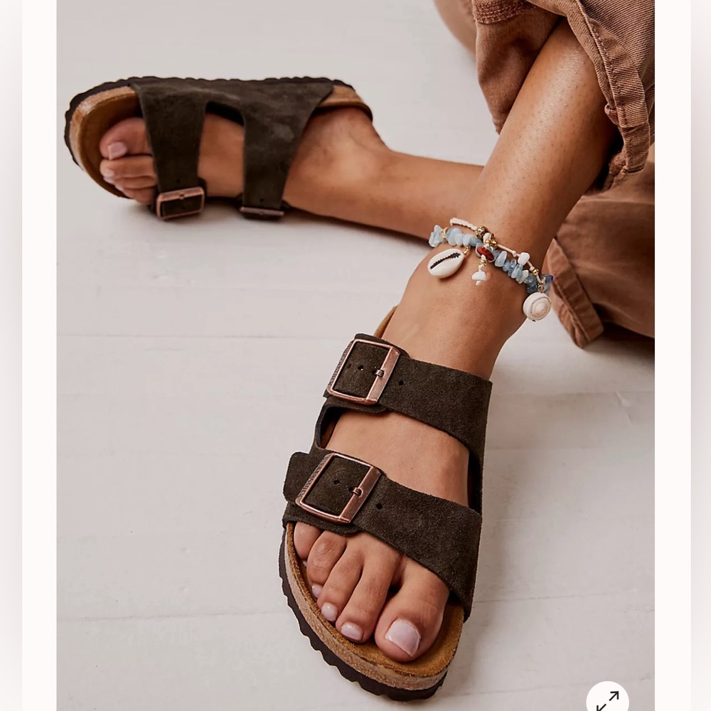 Birkenstock soft bed Arizona size 39 mocha suede